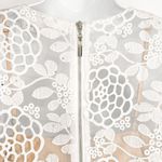 Bronx and Banco Rhinestone Studded Floral Lace Fringe Tassel Asymmetrical Dress Photo 10