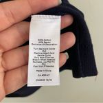 Talbots NWT  Navy Tank Top with White Tennis Racket Embroidery Size Large Photo 5