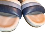 Seychelles Blue Ombre Leather Slides Sandals | Size 7 | Summer Poolside Comfort Photo 7