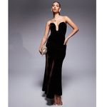 Bardot NEW  Elvira Velvet Maxi Dress in Chocolate Photo 1