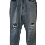  The Mom Jeans sz 28 Distressed Mom Jeans Medium Wash Madewell Womens Photo 0