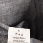 Monteau Montrau M Black Pepper Strapless Cotton Mini Dress Photo 4