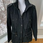 Levi's Levi’s Washed Black Utility Field Cargo Jacket Size Medium Photo 4