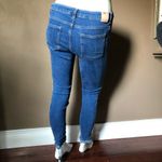 ZARA Cuff Jeans w/ 2 tone Striped color on side Photo 2