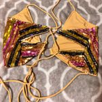 Princess Polly  Sequin Halter Top Photo 1