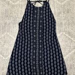 Roxy Half Drift Coverup Navy Summer Beachy Boho Vacation Mini Dress Size L Photo 0