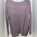 Caslon Brand Lilac Soft Sweater w/ Side Pockets & V Cut Side Slits - Size M Photo 2
