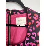 Kate Spade  New York Kimi Fit & Flare Leopard Multicolor Square Neck Dress Sz 8 Photo 3