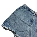 ZARA  Denim Distressed Mini Skirt S Photo 4