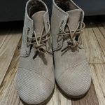 Toms  suede wedge boots size 10 Photo 0