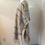 Acrylic Shawl Cape Red Photo 2