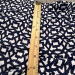 Aryeh  Womans Navy And White‎ Geometric Capri Pants Size Small Photo 10