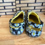 Crocs  Black Sunflower Fur‎ Lines Clogs Size 11 Photo 4