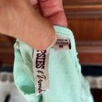 Gypsies & Moondust Mint Green Pastel Flowy Dotted Swiss Blousey Photo 6