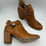 Frye Naomi Pickstitch Shootie Whiskey Brown Leather Ankle Boots Size 7 Photo 1