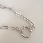 Stainless Steel Paper Clip Necklace Charm Pendant Holder Silver Plated
Unisex Photo 5