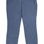Maurice's Skinny Ankle Pants Size 8 Regular Blue White Striped Womens 30X28 Photo 0