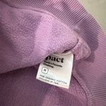 Pact Lilac Purple Boxy Organic Cotton DREAMER Crewneck Sweatshirt Size M Photo 6