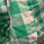 J.Crew Button Up Shirt Green Gingham Plaid Womens Size 2X Cotton Signature Fit Photo 8