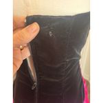 Vtg Scarlett Nite Prom Dress Pink Black Velvet Short Bubble Strapless Bow 7/8 Photo 6