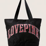 PINK - Victoria's Secret Pink Victoria Secret Black Weekender Bag Photo 0