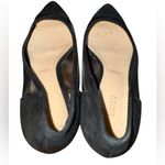 barney's new york Barney’s New York Black Mesh Pointy Toe Heel Flat Photo 3