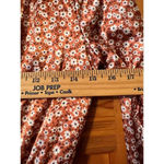 Altar'd State Alter'd State satin feel mini dress S ditzy floral Fall Chic faux wrap Photo 6