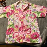 Laura Ashley Vintage Floral Button Up Shirt Photo 0