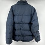 J.Crew  Down Puffer Jacket Snow Winter High Neck Pockets Zip Navy Blue Medium Photo 5