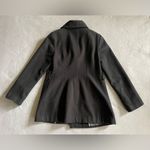 Marc New York  Women’s Wool Blend Belted Overcoat Black Jacket Size 2 Winter Coat Photo 1