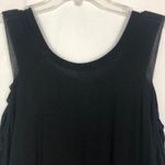 Wanna B  I Sleeve Cut Out Black Top Photo 6