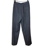Giorgio Sant’ Angelo Women’s Vintage High Waisted Pleated Wool Dress Pants 12 Gray Photo 1