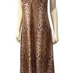 Zimmermann Snake Print Slip Dress Size 3/US 10 Luxe Boho Quiet Luxury Aesthetic Photo 0