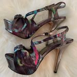 Shoedazzle Floral High Heel Platform Pumps Shoe Size 8.5 Photo 9