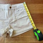 Forever 21  Light Tan / Cream Jean Shorts with Cuffed Hems and a Relaxed Fit EUC Photo 3