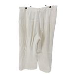Ralph Lauren Lauren Linen Cropped Pants Women's Size 16 Off White Photo 1