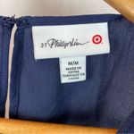 3.1 Phillip Lim  Blue Sleeveless Ruffle Front Blouse Top M Photo 3