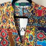 ZARA  Damask Colorful Printed Mini A-line Dress Size XS Photo 2