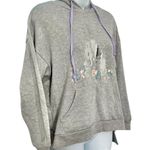 Disneyland Paris Iridescent Mirror Castle Hoodie Sweatshirt Lavender Cords Sz S Photo 1