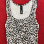 SKIMS  cotton rib tank in snow leopard print size S Photo 0