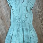 Mustard Seed Seafoam/Mint Green satin Ruffle Dress with smocked waist ππ Photo 0