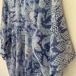 Show Me Your Mumu Moon Tunic Sheer Blue Boho Kimono Sleeves ~ Size S Photo 8