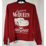 Disney Lightning McQueen red sweatshirt women size medium Photo 0