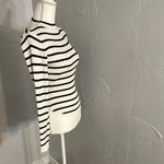 Madden Girl  Black and White Striped Sweater Photo 3