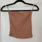 Forever 21 Orange Ribbed Knit Tube Top Size Small New without Tags Photo 2