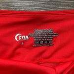 Zyia  Active Red Royalty Stripe Light n Tight High Rise Leggings 12 Photo 1