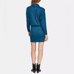 Free People Sundown Cowlneck Cinch-Up Dress Size XS Photo 3