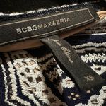 BCBGMAXAZRIA  Black and White Asymmetrical Dress Photo 3