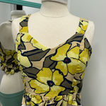 RVCA Cropped Floral Halter Top With Ruffles Photo 0