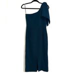 Dress the Population NWT  Tiffany Peacock Blue One Shoulder Midi Dress MEDIUM Photo 3